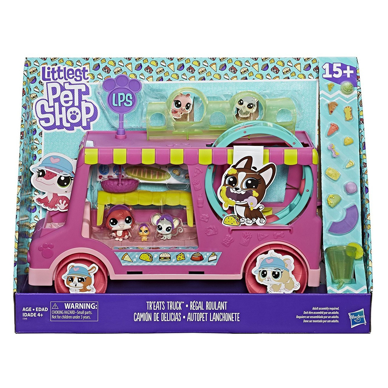 littlest pet shop treats truck playset