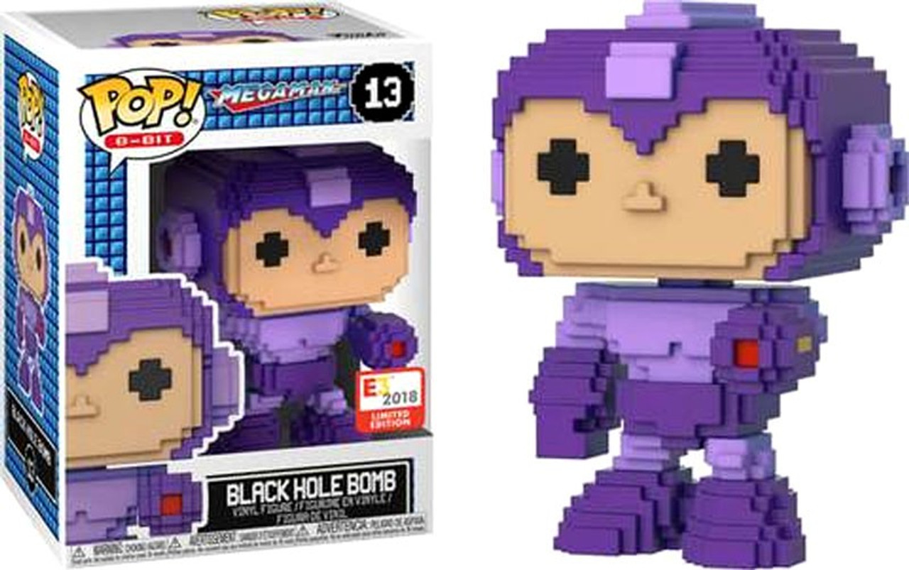 Funko Mega Man Pop 8 Bit Black Hole Bomb Exclusive Vinyl Figure 13 Limited Edition Toywiz - mega bomb roblox