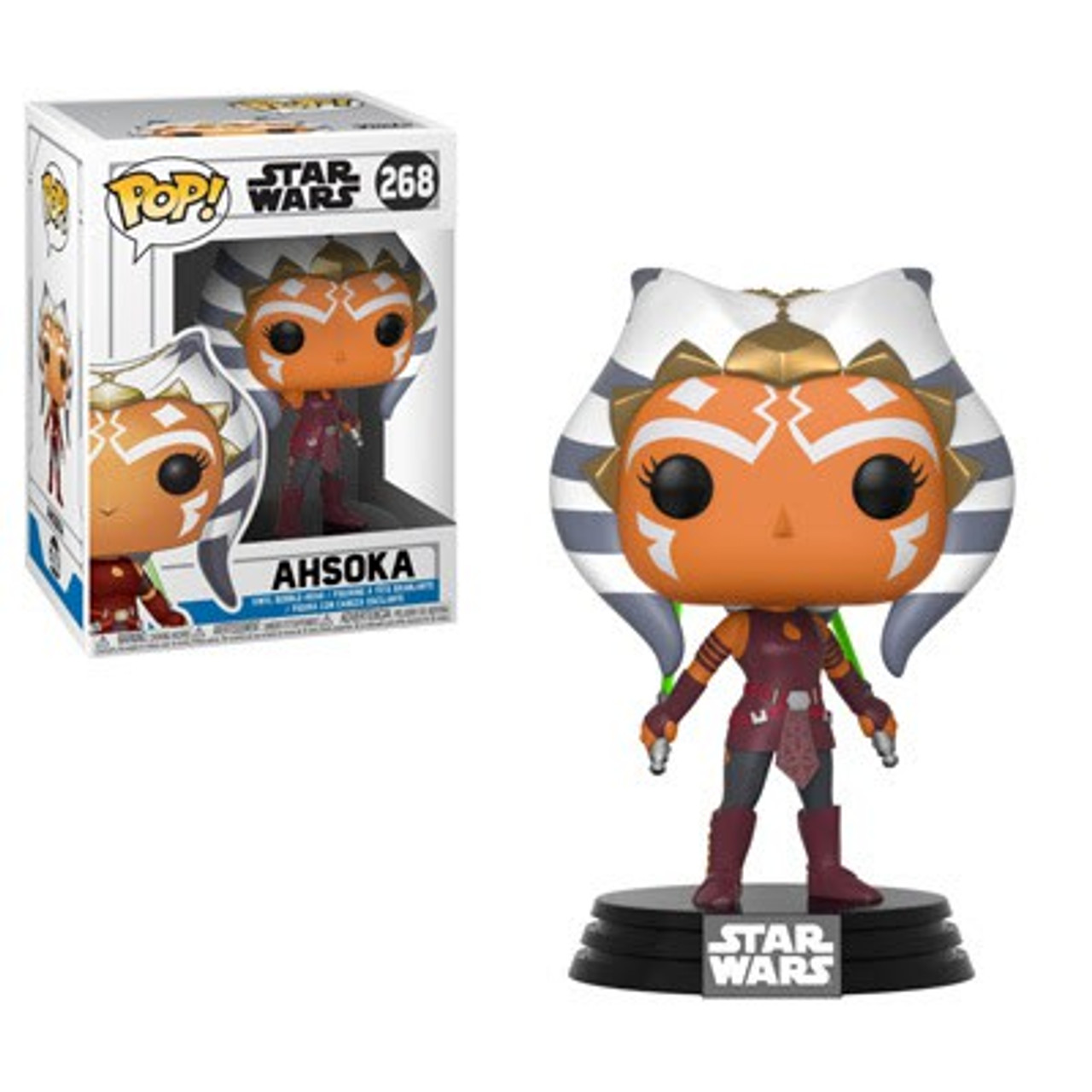 Funko Star Wars The Clone Wars Pop Star Wars Ahsoka Tano Vinyl Bobble Head 268 Toywiz