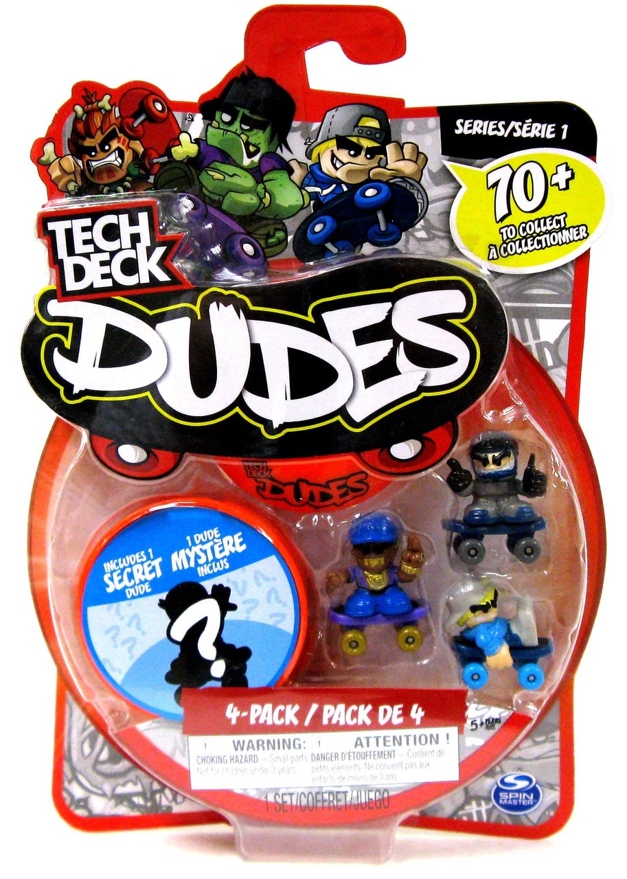 tech deck dudes 4 pack