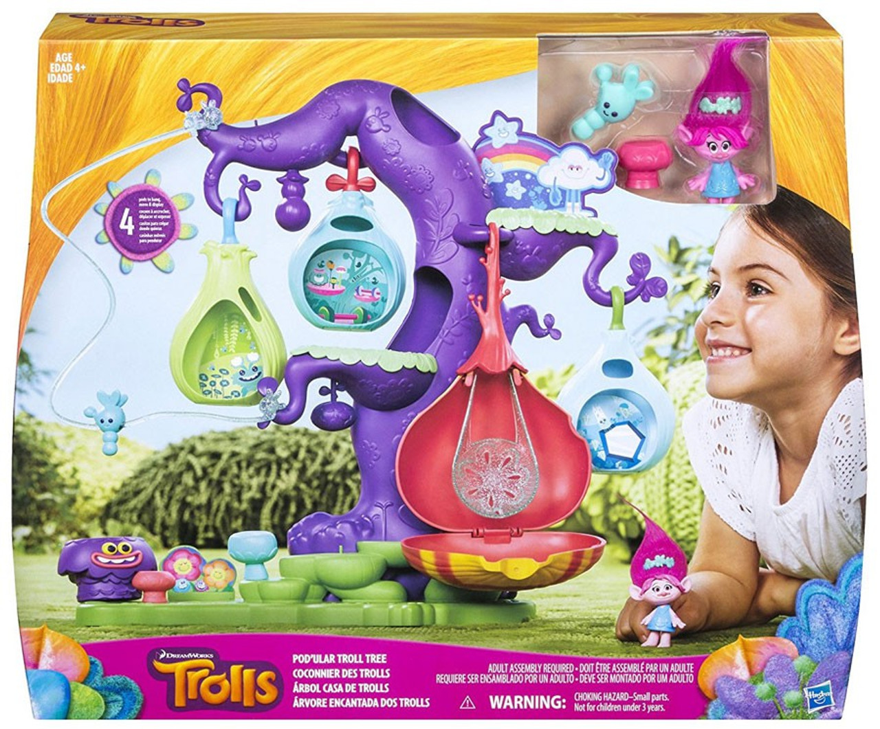 trolls tree playset