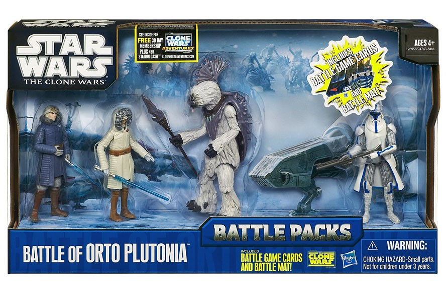 Star Wars Clone Wars 2010 Battle Packs Battle of Orto Plutonia
