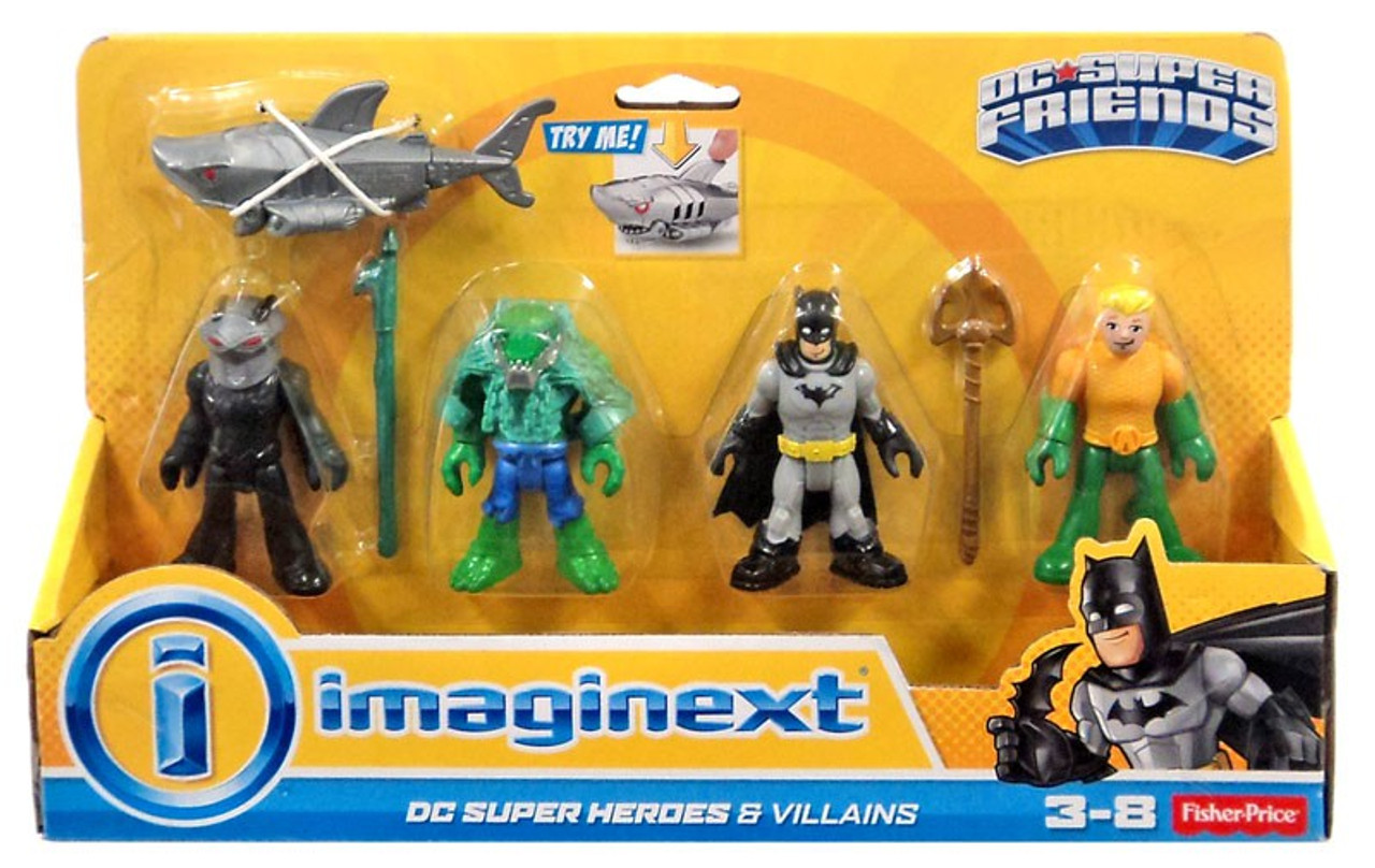 imaginext dc super heroes and villains