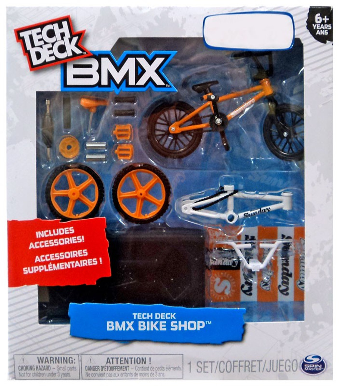 orange and black bmx bike