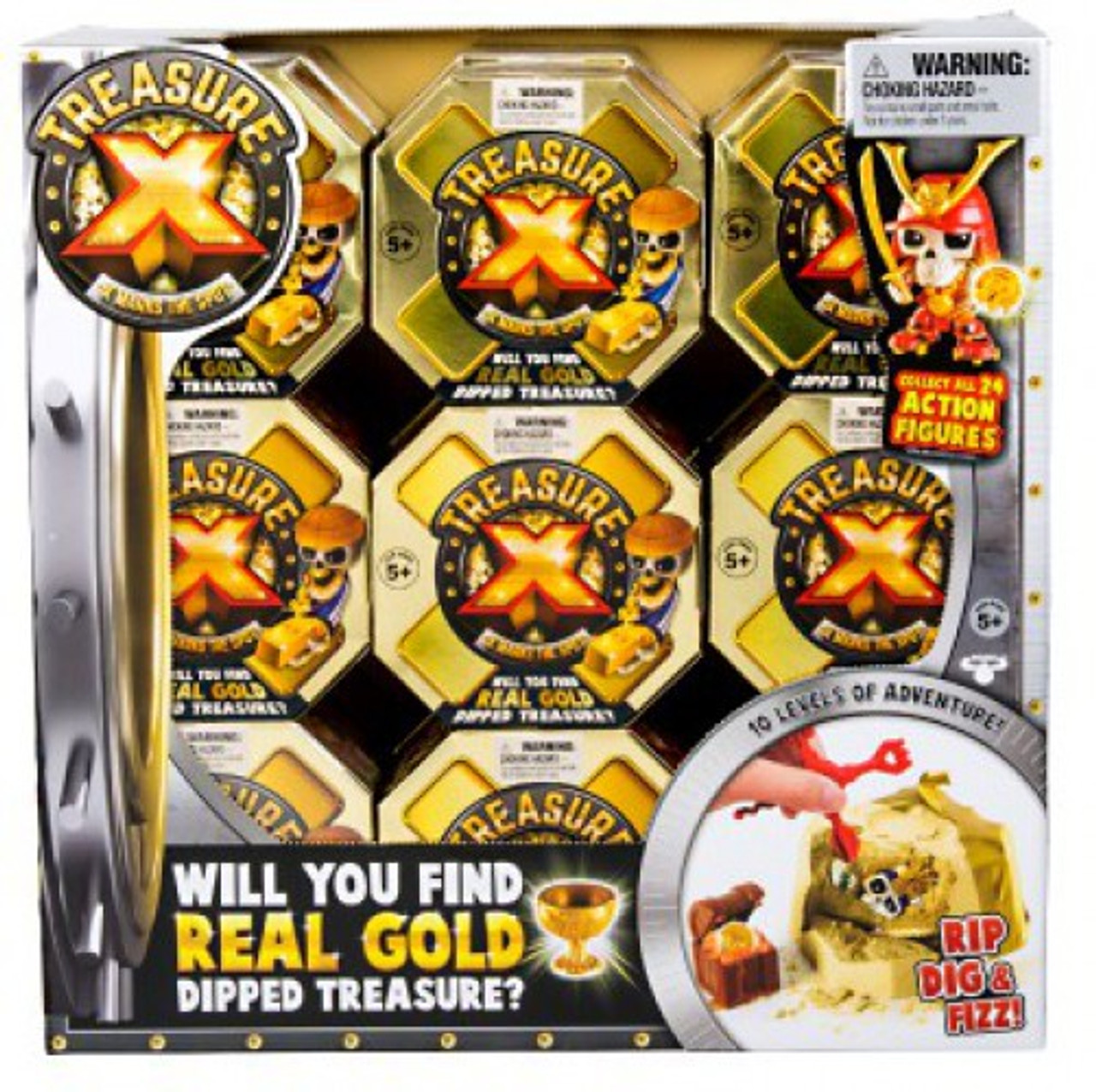 Treasure X Adventure Blind Mystery Pack X Marks The Spot Dig Fizz Treasure Contemporary Manufacture Toys Hobbies