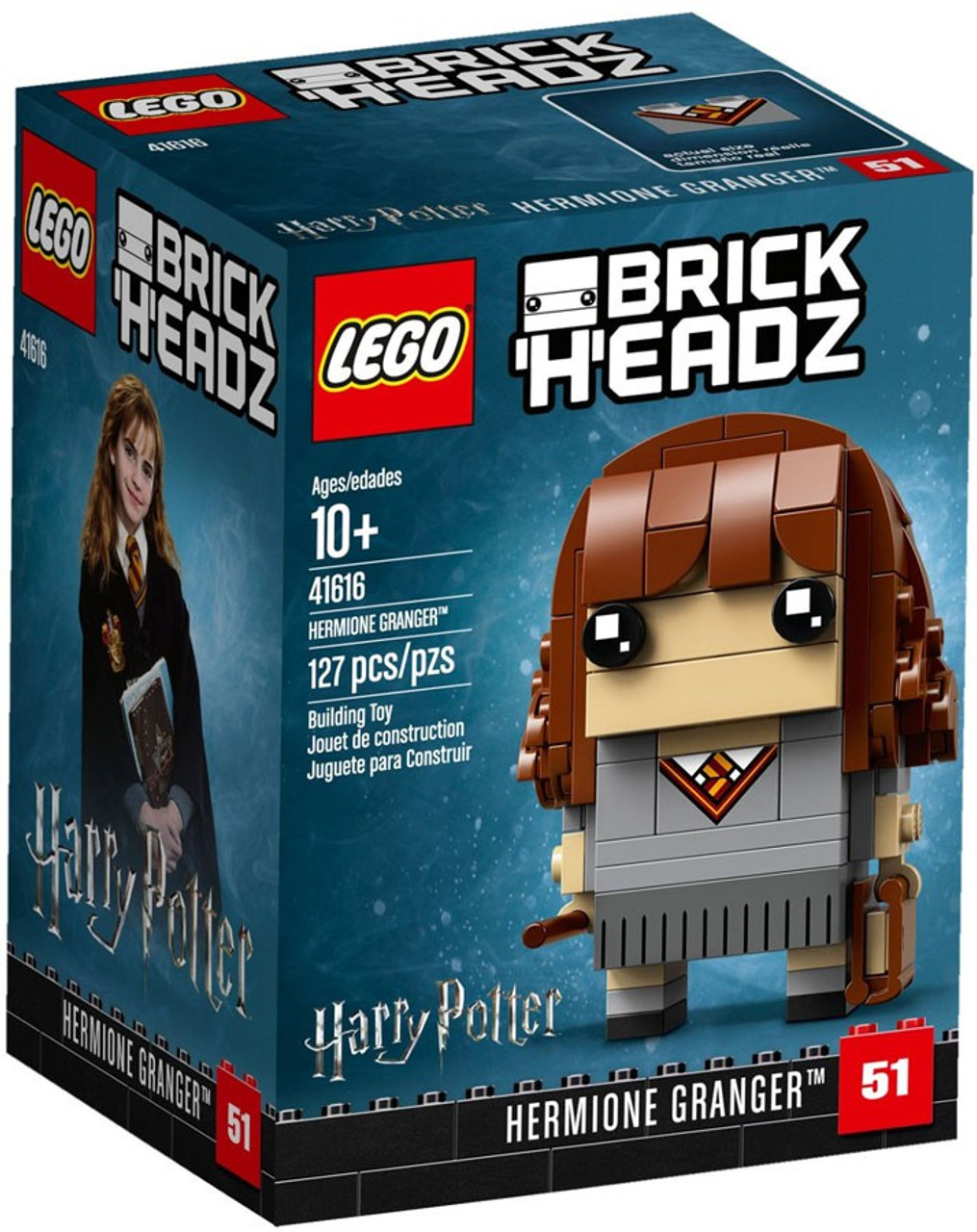Lego Harry Potter Brick Headz Hermione Granger Set 41616 Toywiz