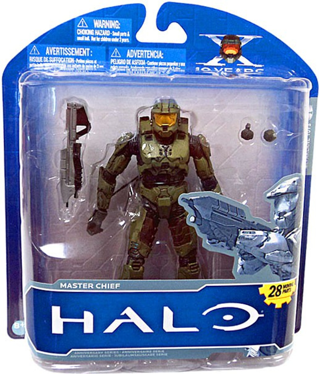 McFarlane Toys Halo 10th Anniversary Series 1 Green Master Chief Action ...