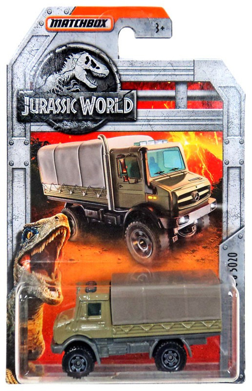 matchbox jurassic world mercedes