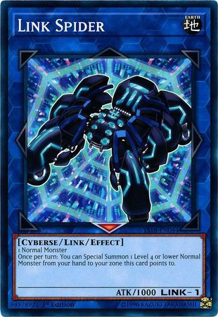 YuGiOh Starter Deck Codebreaker Single Card Common Link Spider YS18