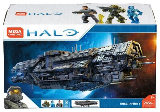 Lotto 2 scatole per statuetta da costruzione HALO Mega Bloks Construx Lotto 2 scatole per statuetta da costruzione HALO Mega Bloks Construx