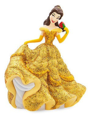 Disney Princess Beauty And The Beast Belle In Ballgown Exclusive 3 Pvc Figure Glitter Loose Toywiz