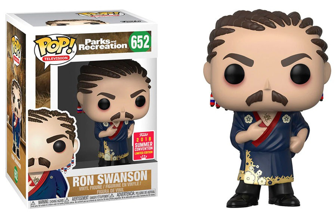 Funko Parks Recreation POP TV Ron Swanson Exclusive Vinyl Figure 652 ...