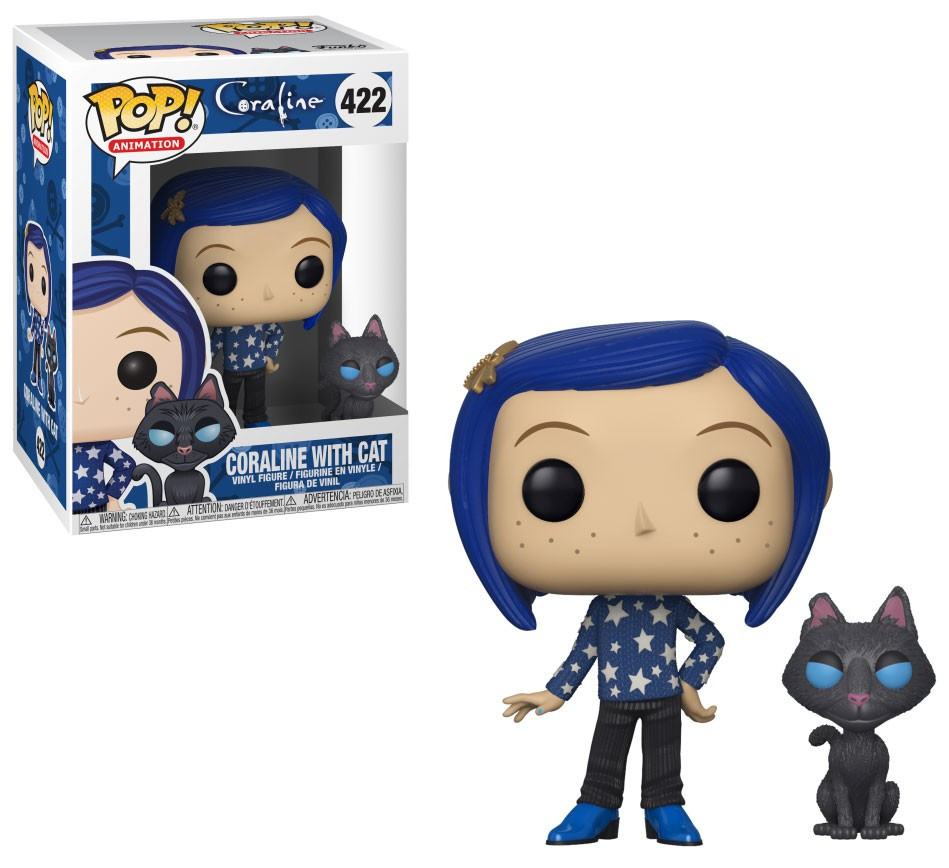 Funko Coraline Pop Animation Coraline With Cat Buddy Vinyl Figure 422 Toywiz