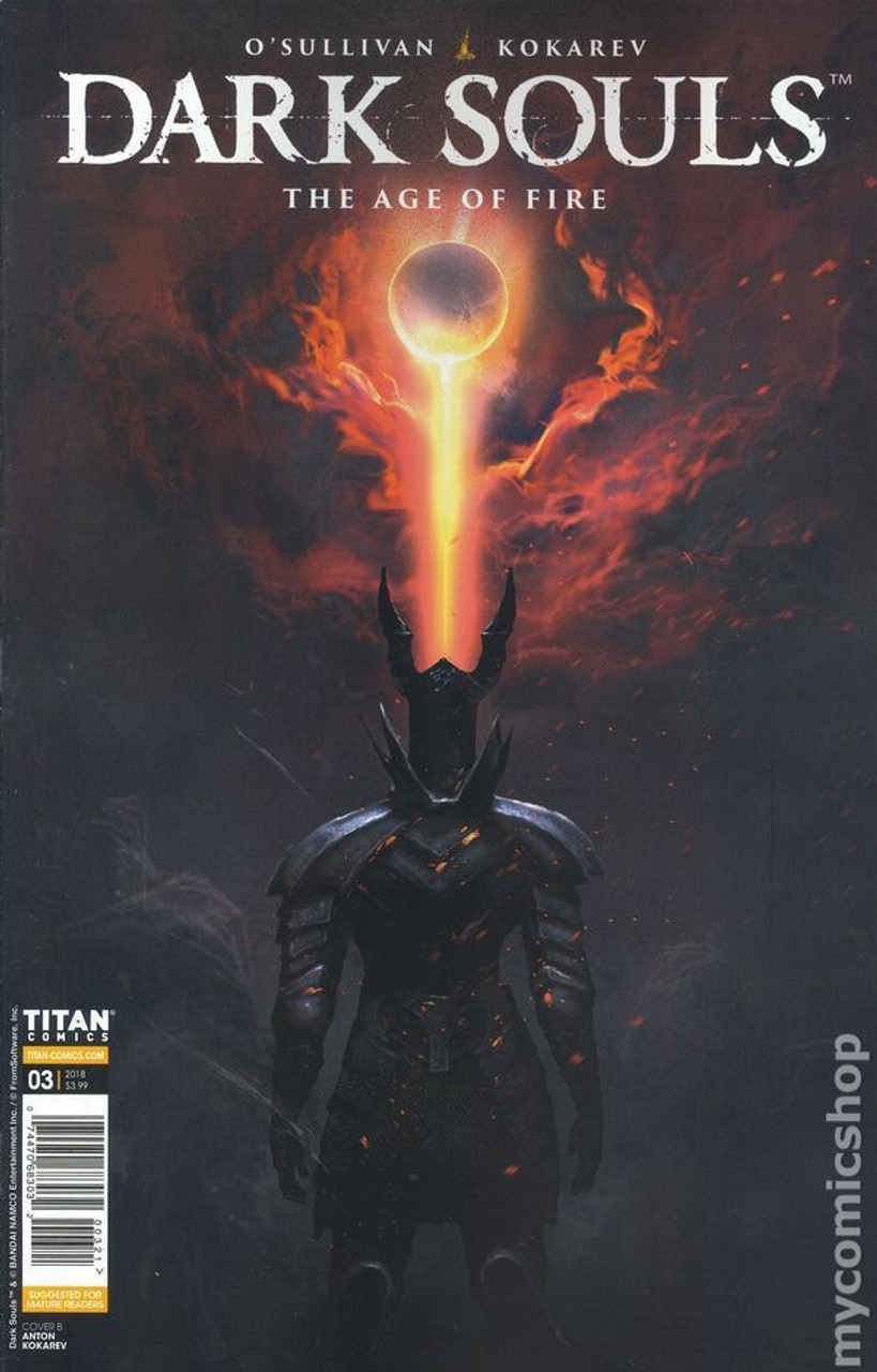 Titan Comics Dark Souls Age Of Fire Comic Book 3 Cover B Toywiz - soul of cinder roblox