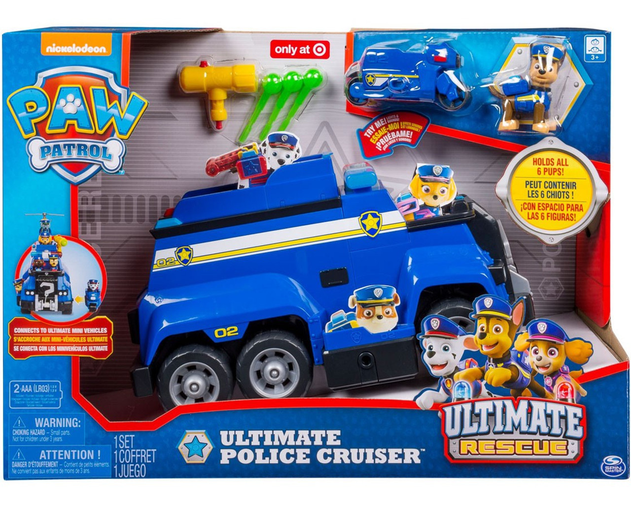 paw patrol ultimate police rescue vehicle