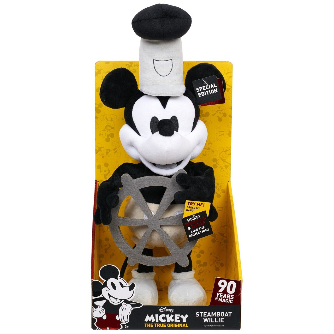 steamboat willie mickey plush