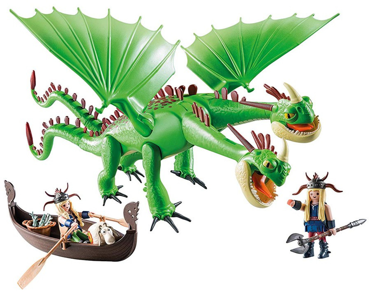 Playmobil Dragons How to Train Your Dragon Ruffnut Tuffnut with Barf