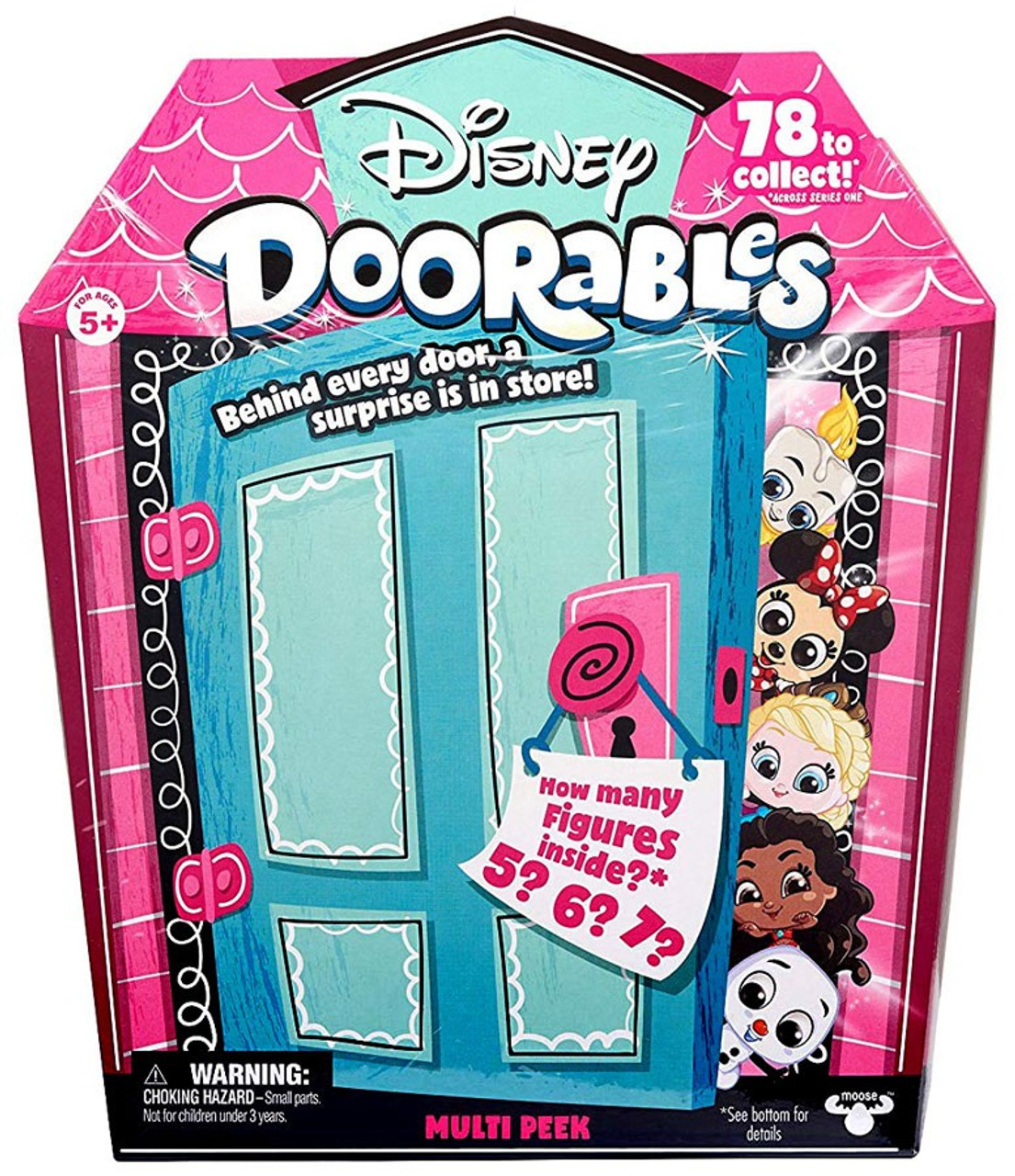 Disney Doorables Mini Stack Playset Moanas Hut Season 2 Multi Peek and Mini Peek Mystery Bundle MOOSE TOYS 