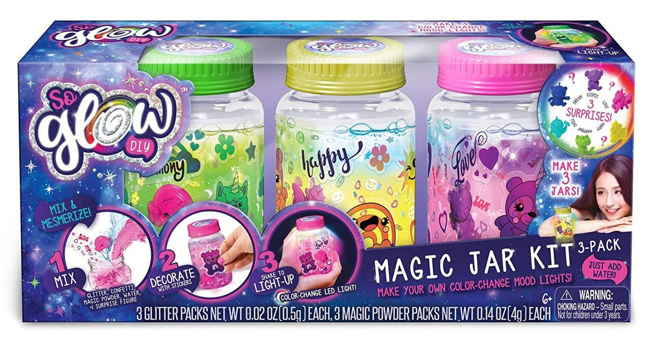 glow magic jar