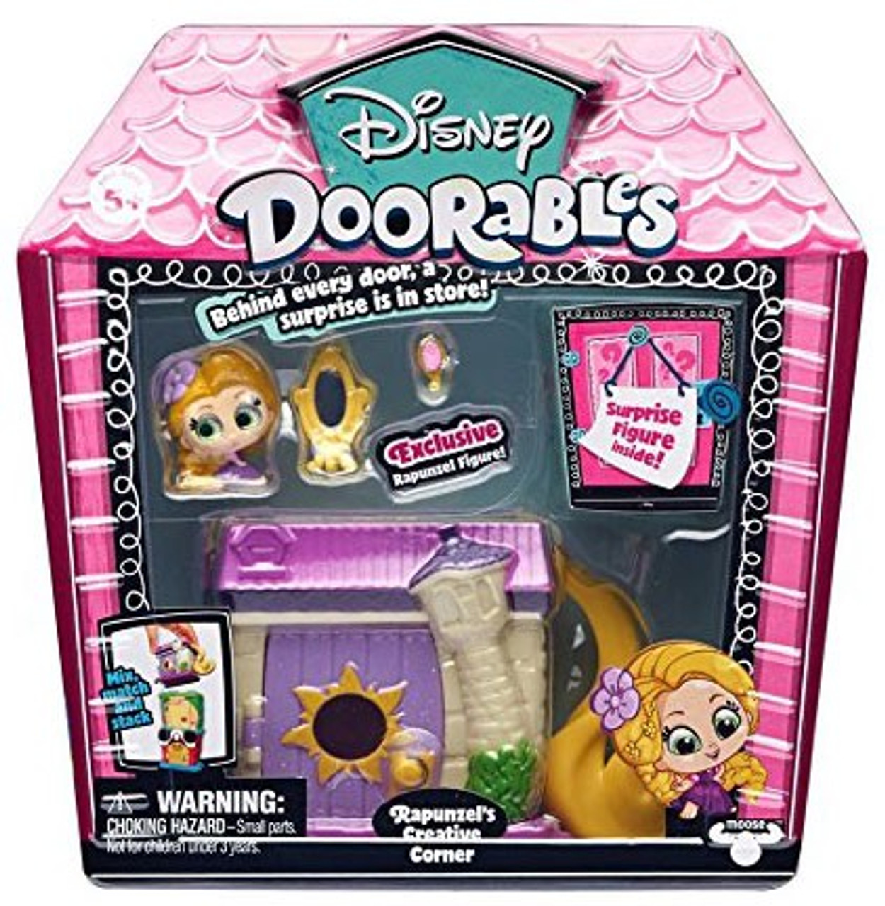 Disney Doorables Rapunzels Creative Corner Mini Display Set Tangled