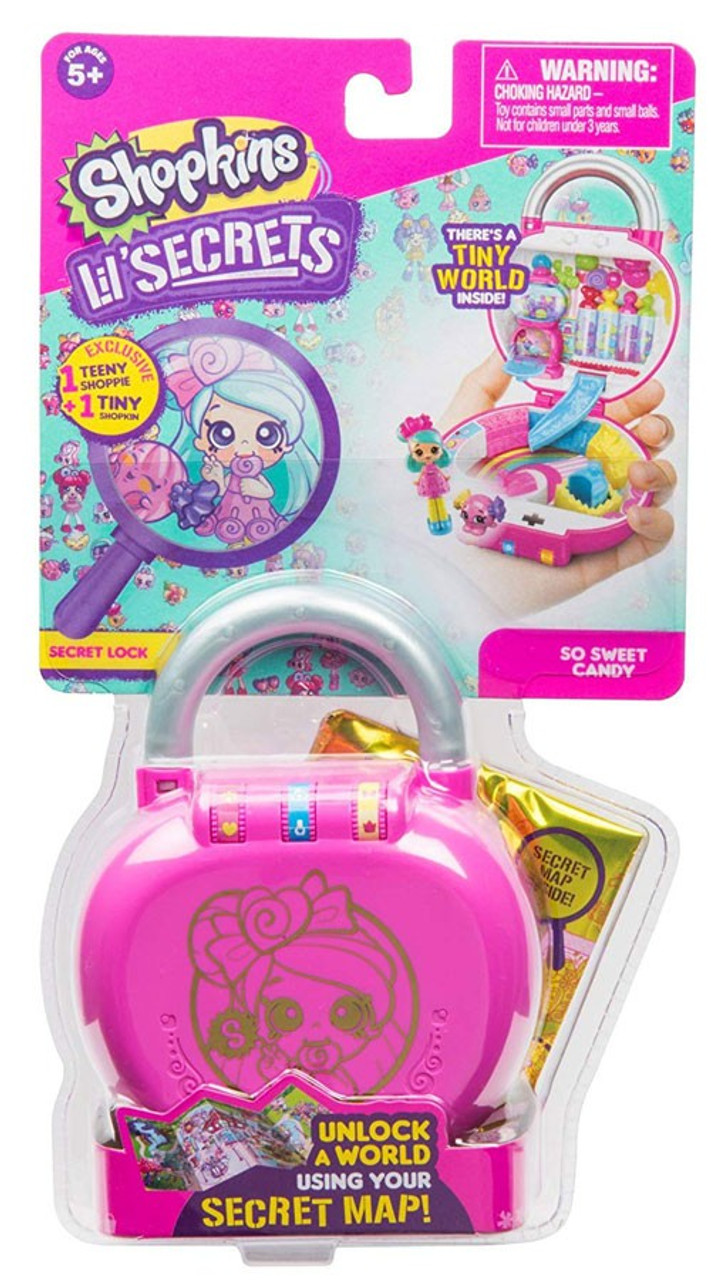 Shopkins Lil Secrets Series 1 So Sweet Candy Mini Playset Secret Lock Moose Toys Toywiz 6154