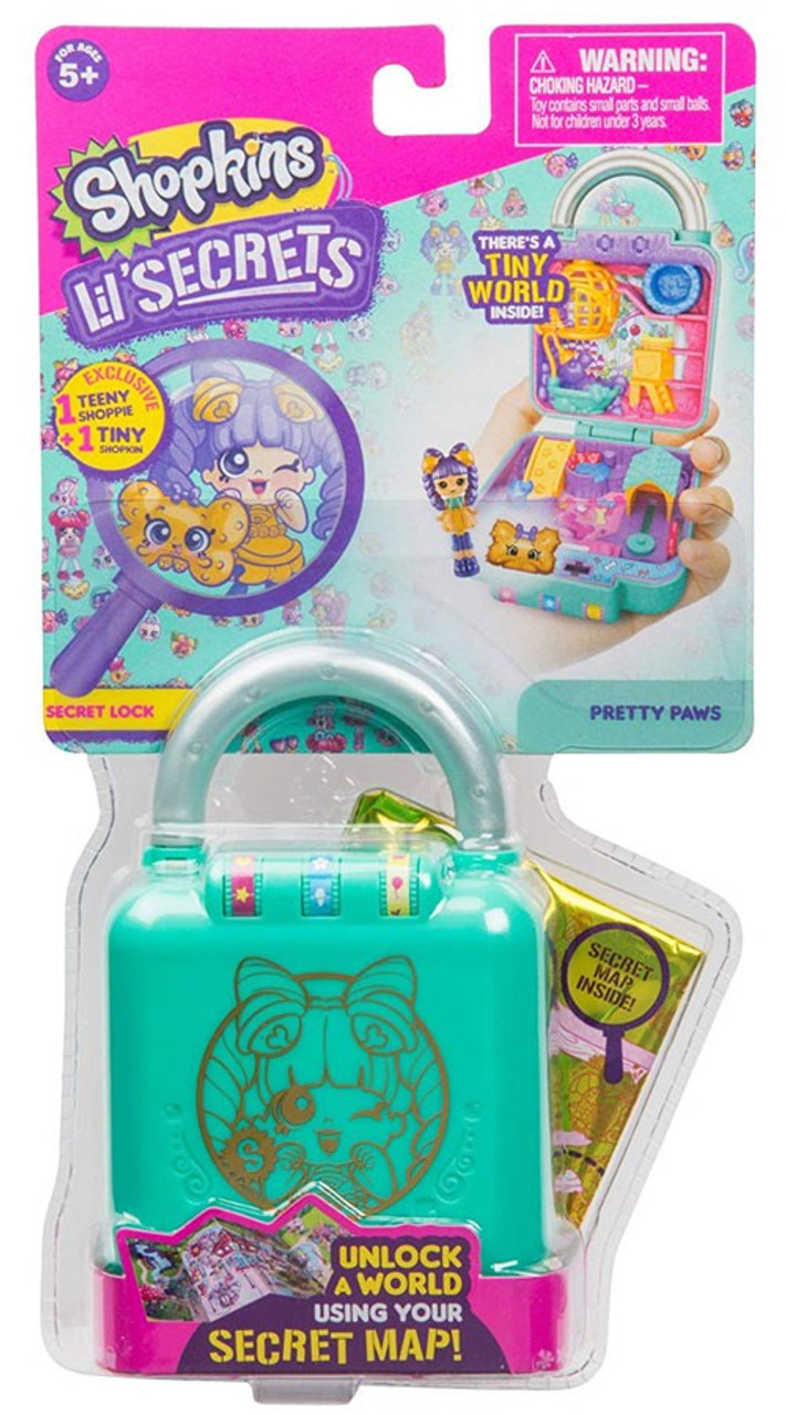 Shopkins Lil Secrets Series 1 Pretty Paws Mini Playset Secret Lock Moose Toys Toywiz 5535