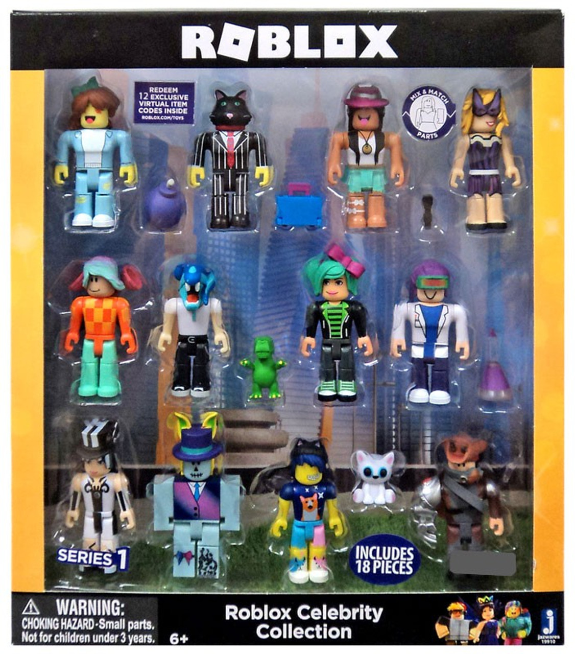 roblox legends of roblox action figure multipack set of 6 figures