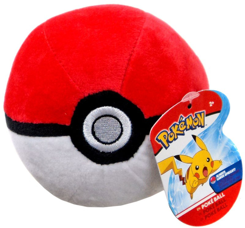 Pokemon Pokeball Poke Ball 5 Plush Wicked Cool Toys ToyWiz