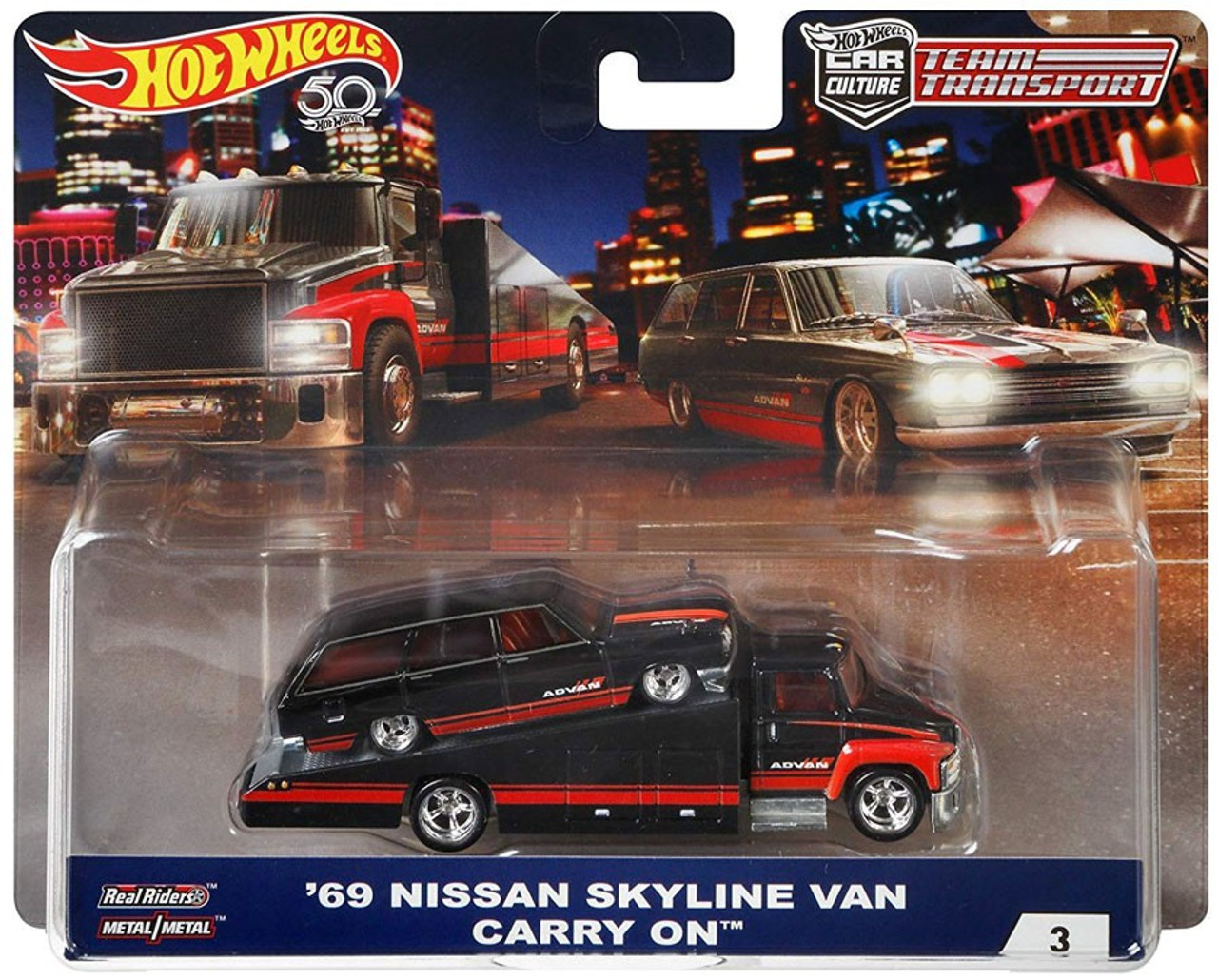 hot wheels 69 nissan skyline van carry on