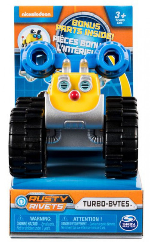 Nickelodeon Rusty Rivets Racers Turbo-Bytes Figure Bonus Parts