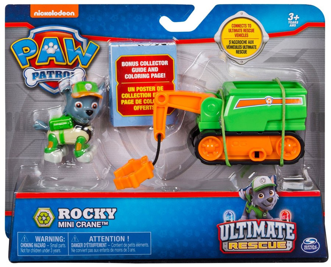 paw patrol toys rubble crane