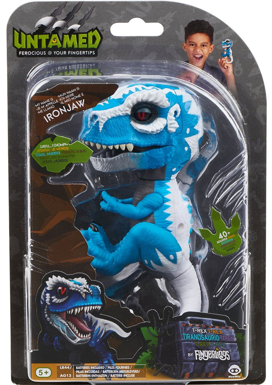 blue dinosaur fingerling