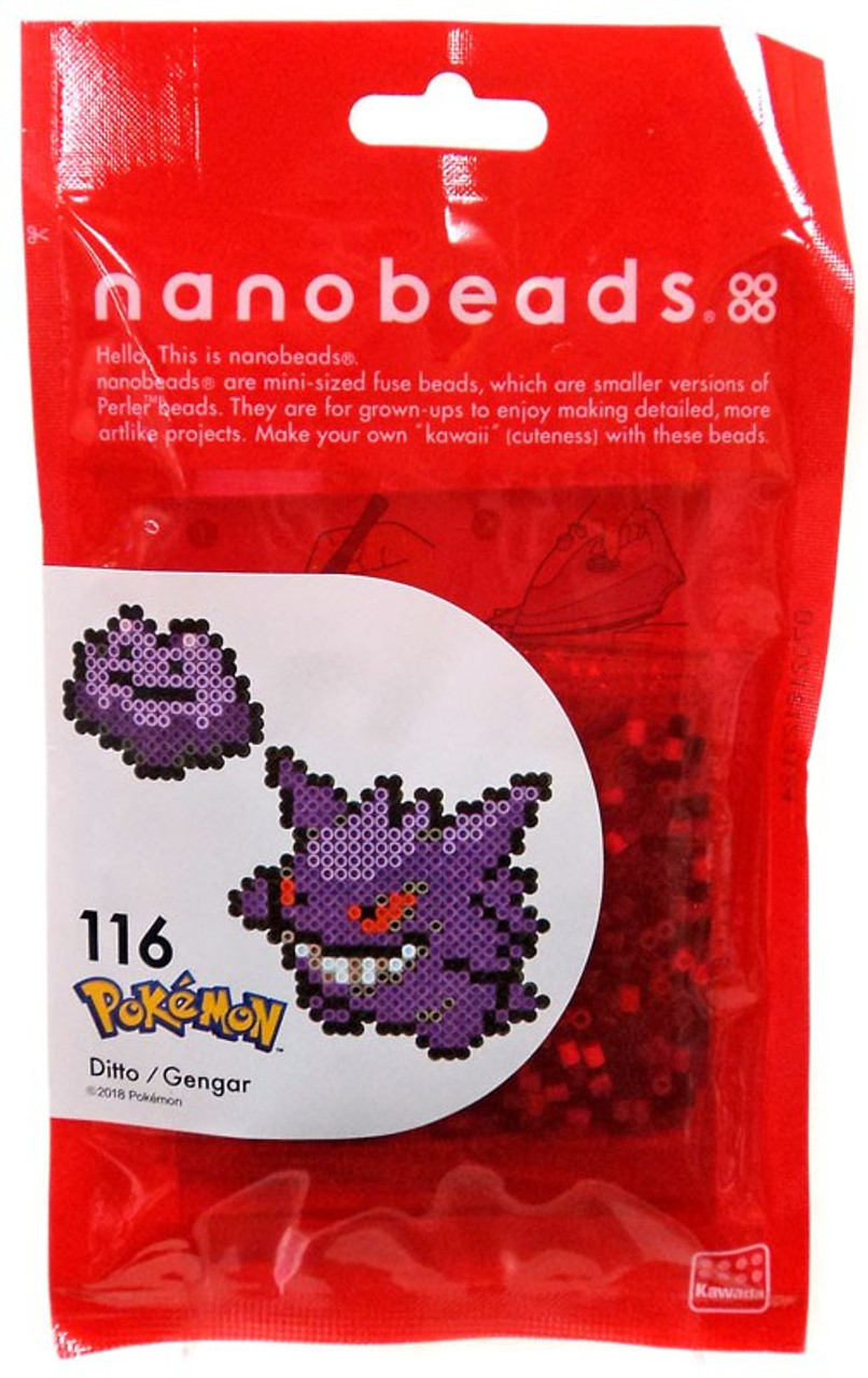 Nanobeads Pokemon Ditto Gengar Craft Sprite Bead Set Schleich Toywiz - roblox piggy perler bead patterns