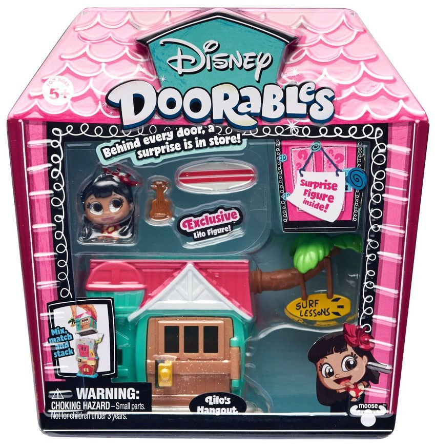 Disney Doorables Lilos Hangout Mini Display Set Lilo Stitch Moose Toys
