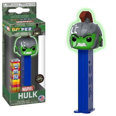 Marvel Funko POP! PEZ Hulk Candy Dispenser [Glow-in-the-Dark, Chase Version]