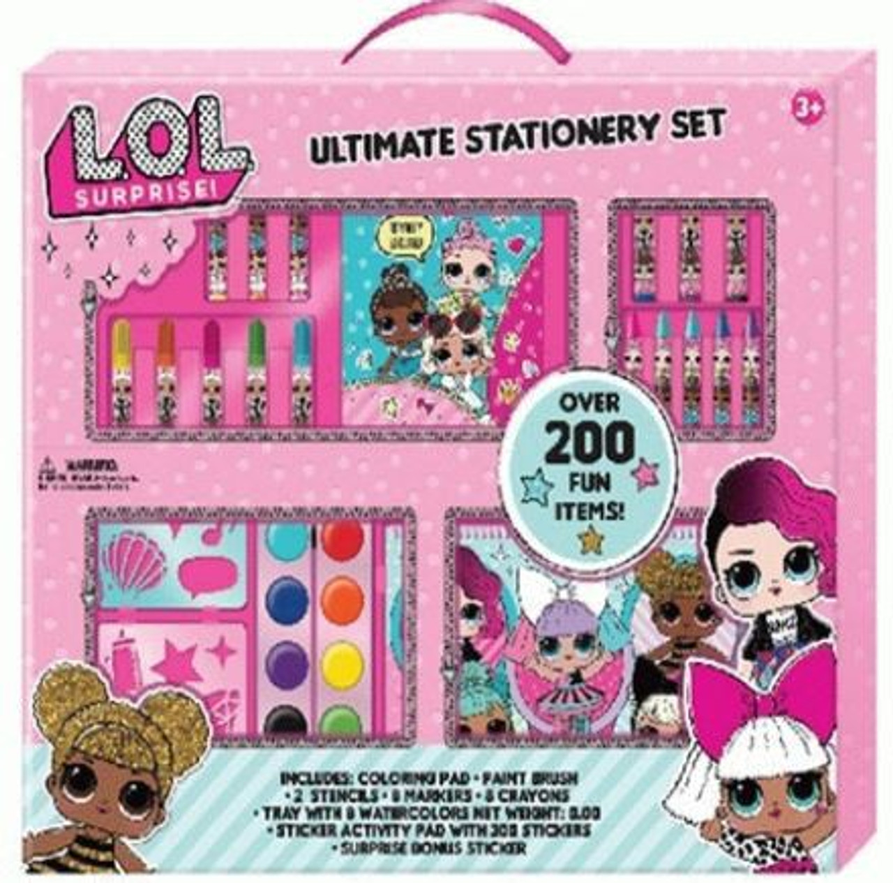 Lol Surprise Ultimate Stationary Set Kit 200 Pieces Mga Entertainment Toywiz - surple set song id for roblox