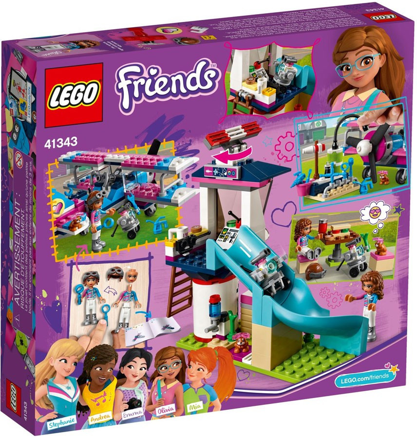 LEGO Friends Heartlake City Airplane Tour Set 41343 - ToyWiz