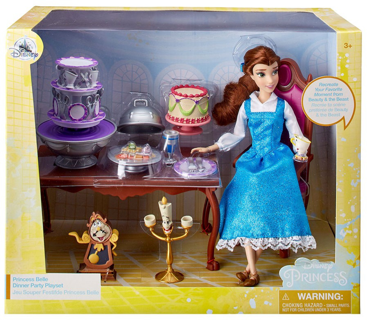 beauty and the beast playset