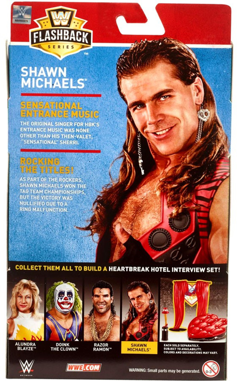 WWE Wrestling Elite Collection Flashback Shawn Michaels Exclusive