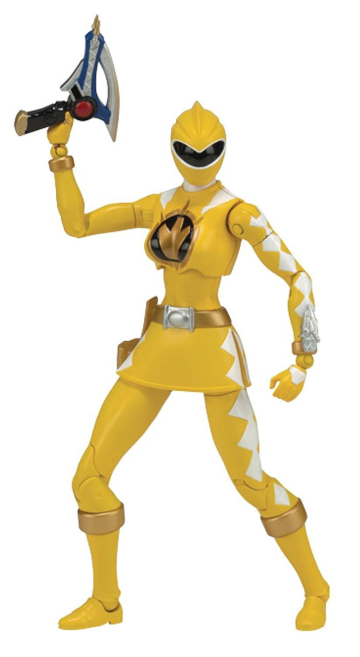 Power Rangers Dino Thunder Legacy Yellow Ranger 6.5 Action Figure DT ...