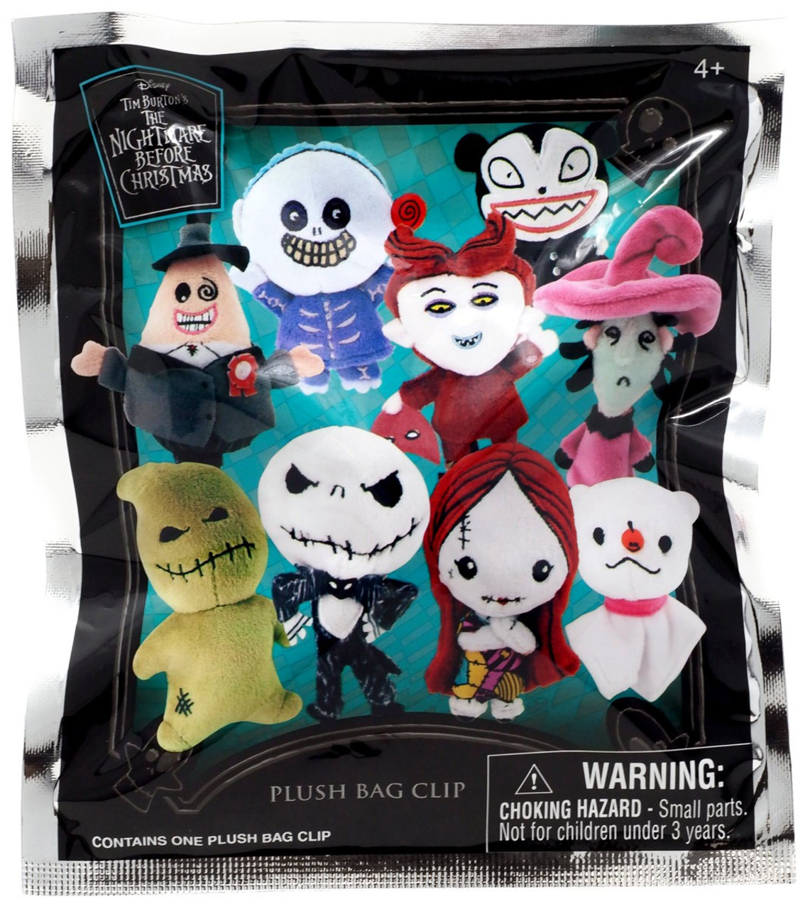 nightmare before christmas plush keychain