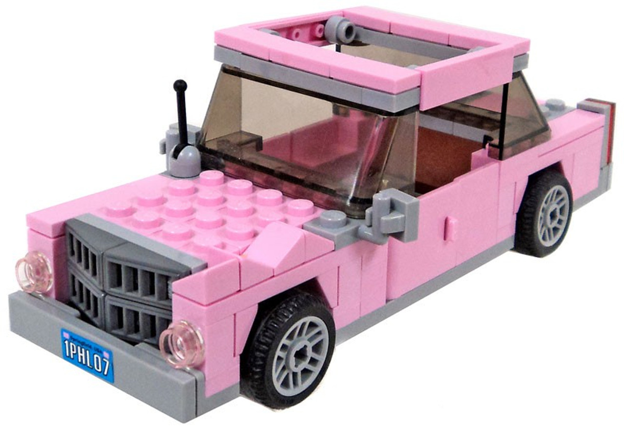 pink lego car