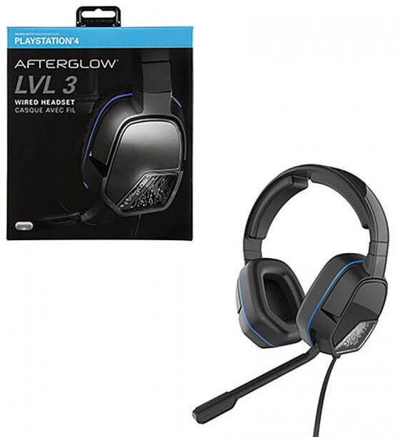 Playstation Afterglow LVL 3 Wired Headset PS4 PDP ToyWiz