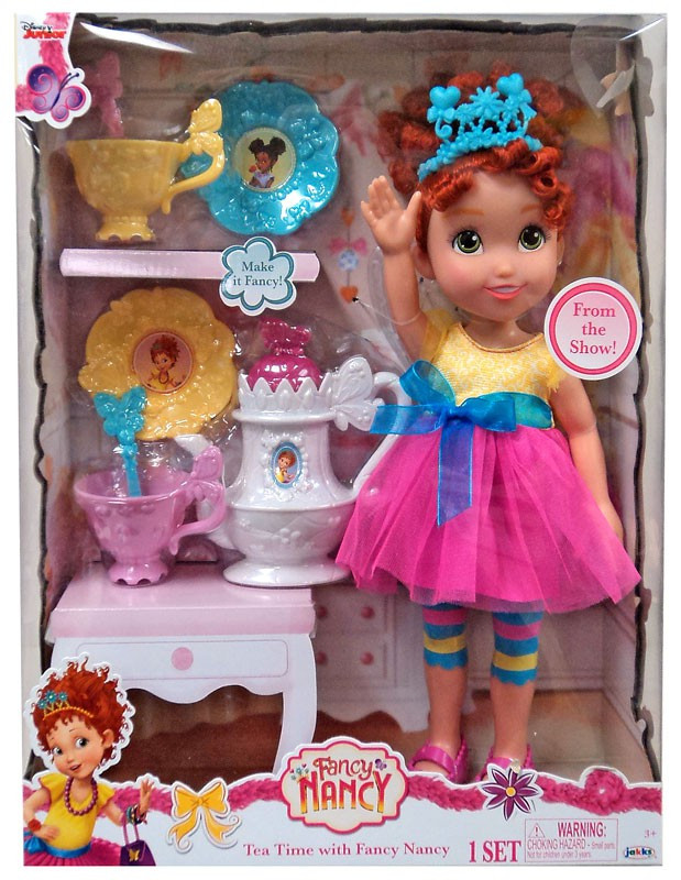 Disney Junior Tea Time with Fancy Nancy Exclusive Doll [Bonus 8-Piece Tea Set!]