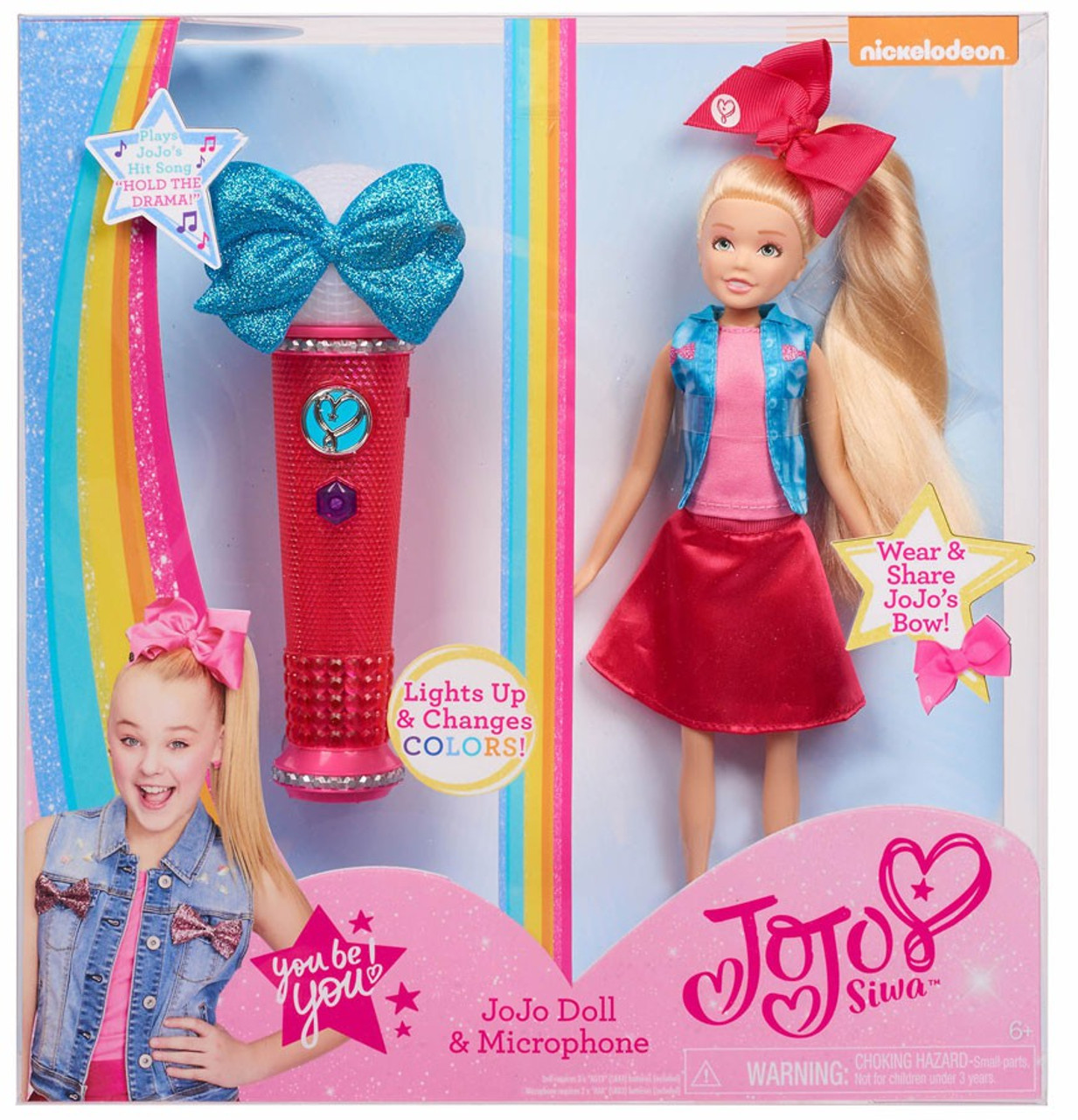 jojo siwa singing doll hold the drama