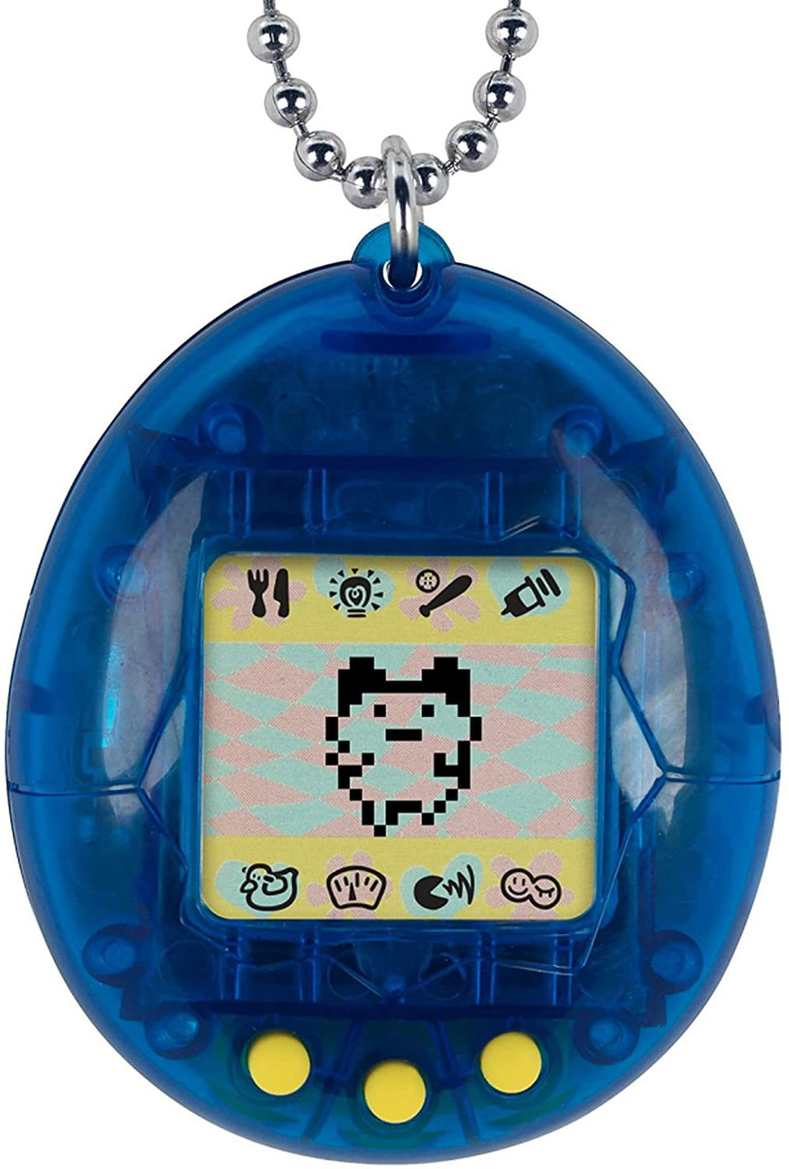 Tamagotchi The Original Gen 1 Translucent Blue 1.5 Virtual Pet Toy