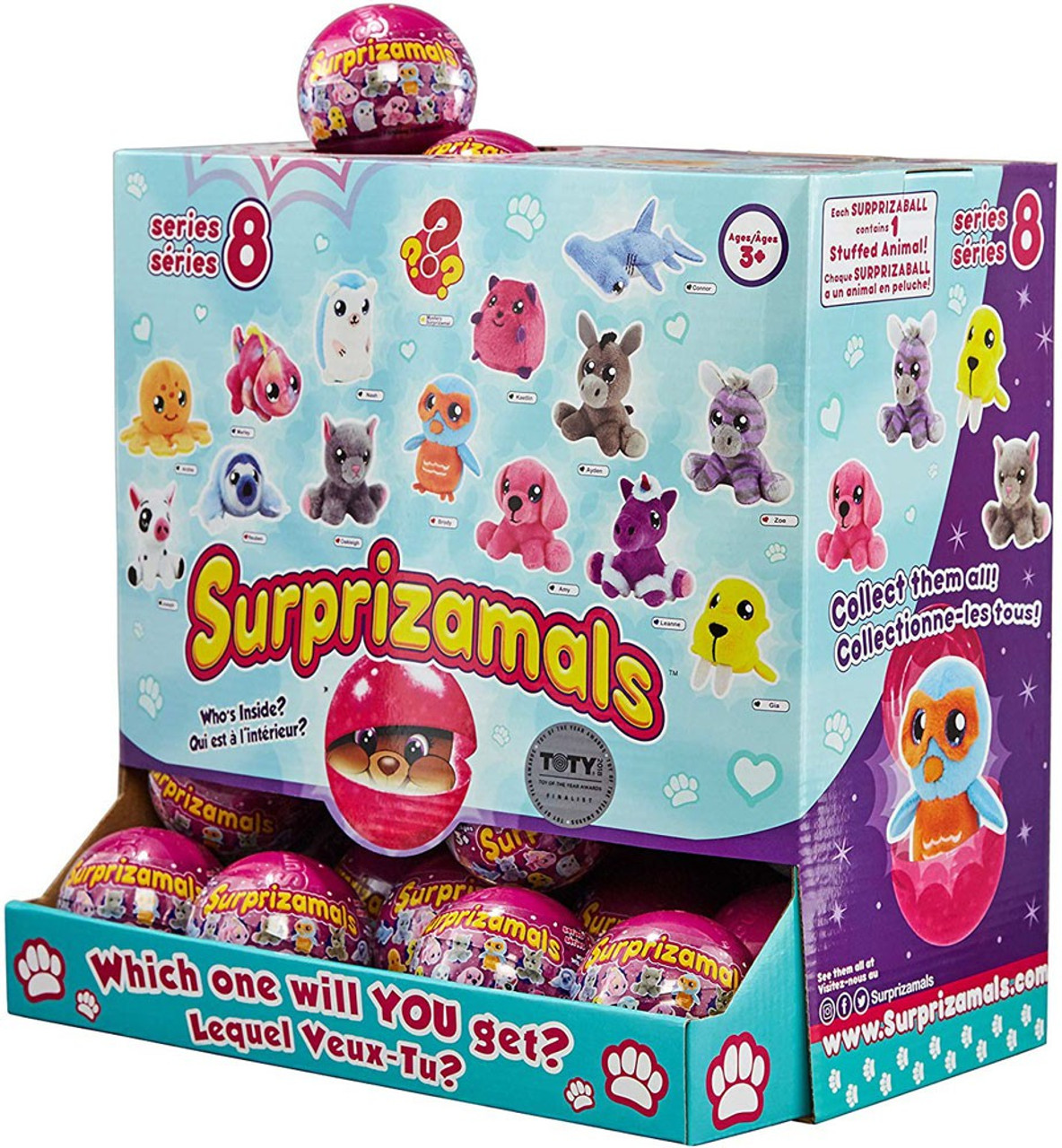 Surprizamals Series 8 Mystery Box 36 Packs Beverly Hills Teddy Bear ...