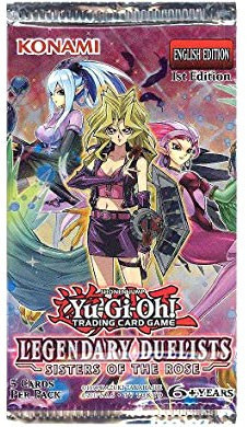 YuGiOh Trading Card Game Legendary Duelists Sisters of the Rose Booster