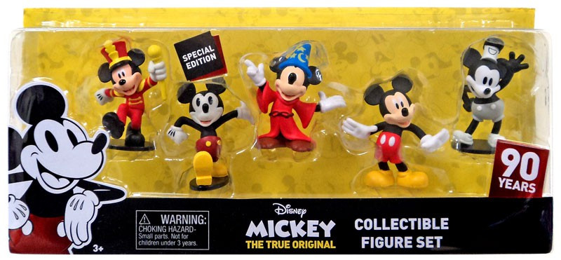 Disney Mickey the True Original 90 Years of Magic Mickey Mouse 3 Figure
