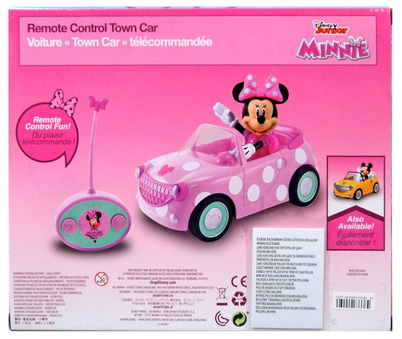 minnie mouse remote control town car